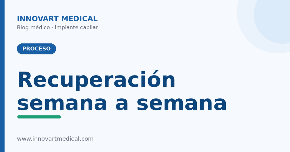 Recuperación semana a semana | Innovart Medical